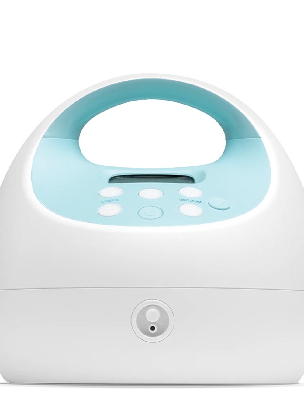 Electric Pump - White & Light Blue